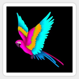 Colorful Parrot Sticker